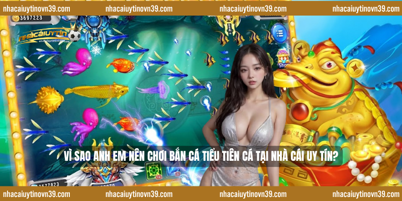 Vì sao anh em nên chơi Bắn Cá Tiểu Tiên Cá tại nhà cái uy tín?