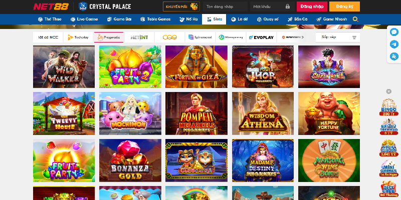 Pragmatic Play là nhà cung cấp game slot nổi tiếng thế giới.